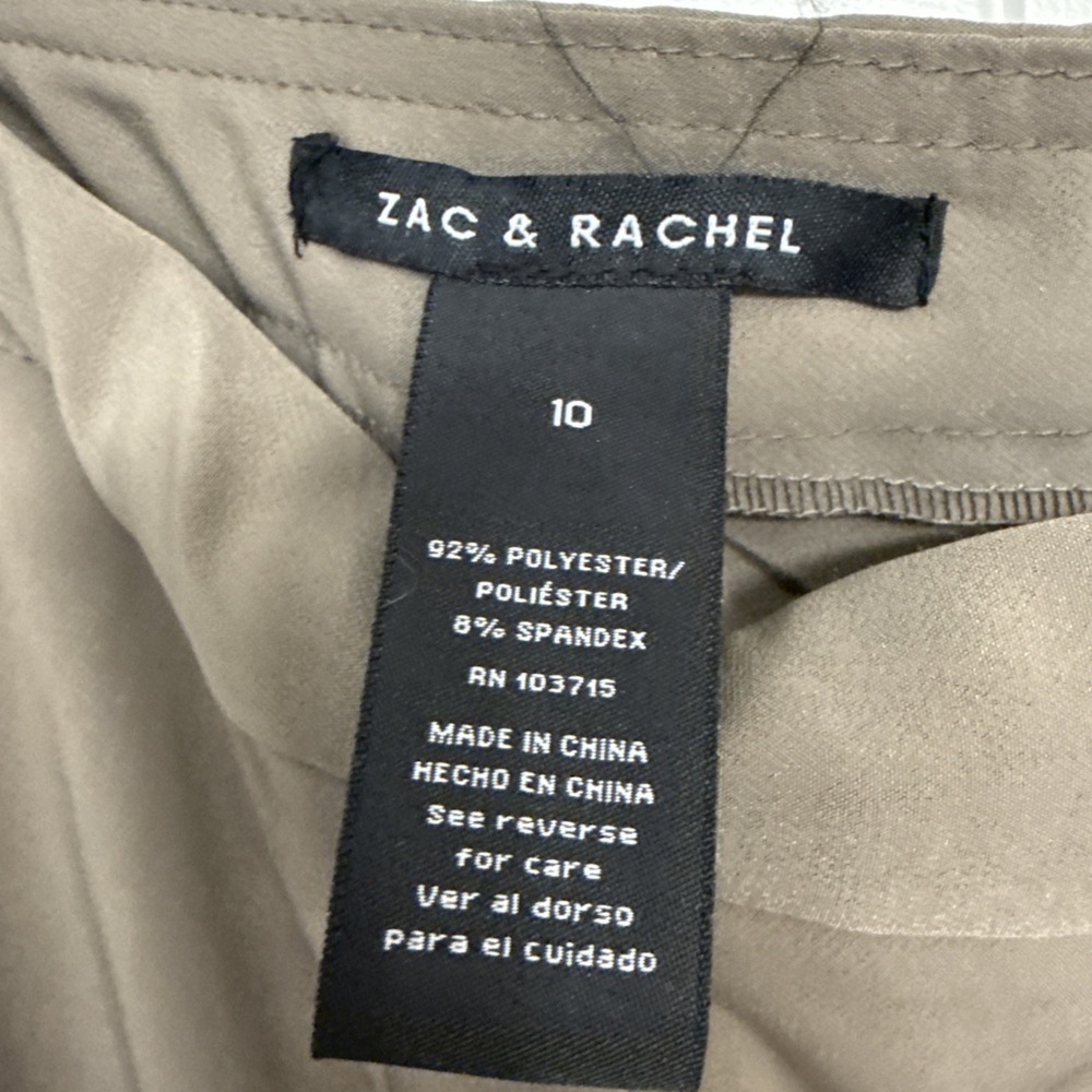 Zac And Rachel BOND 18 Woman's Size 10 Dress Pants Slim Leg Wrinkle Resistan NWT - Picture 5 of 7